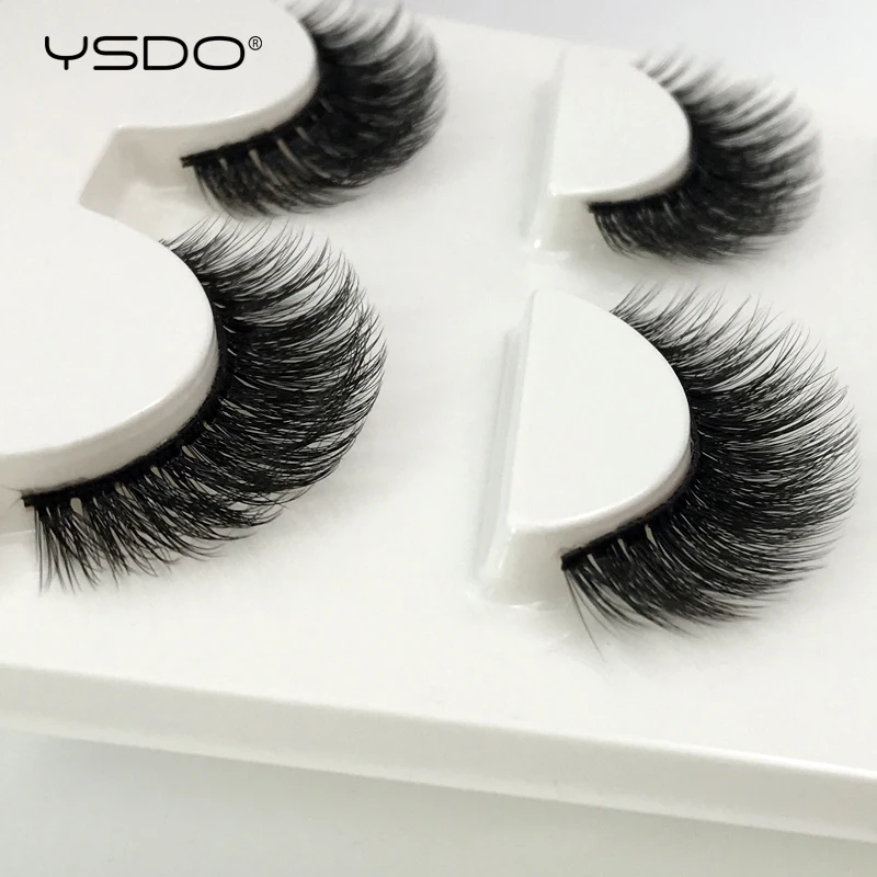 

YSDO 3/5 pairs false eyelashes natural long 3d mink lashes hand made soft mink eyelashes maquiagem thick cilios makeup faux cils