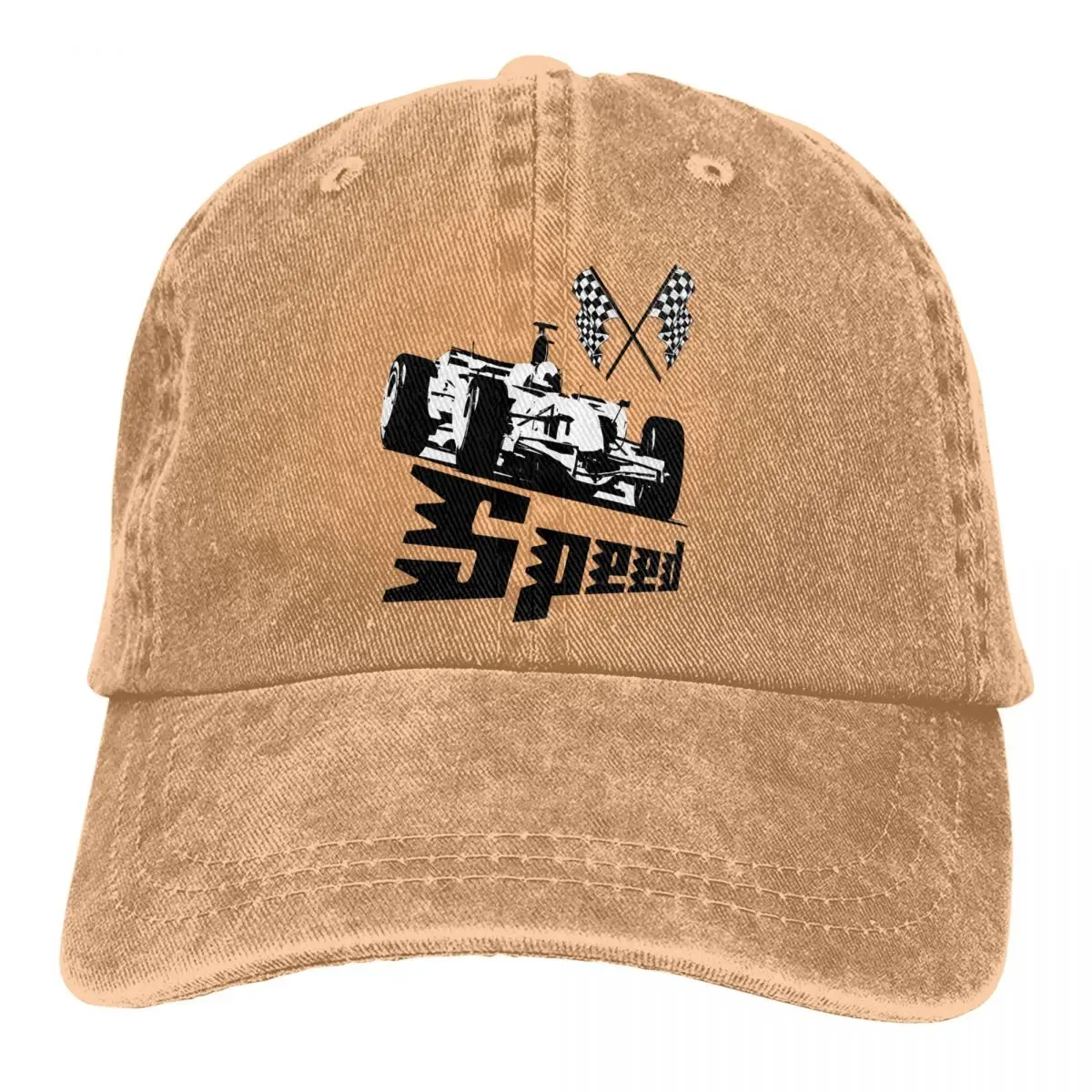 

Washed Men's Baseball Cap Speed Black Trucker Snapback Caps Dad Hat F1 FIA Formula 1 World Championship Golf Hats