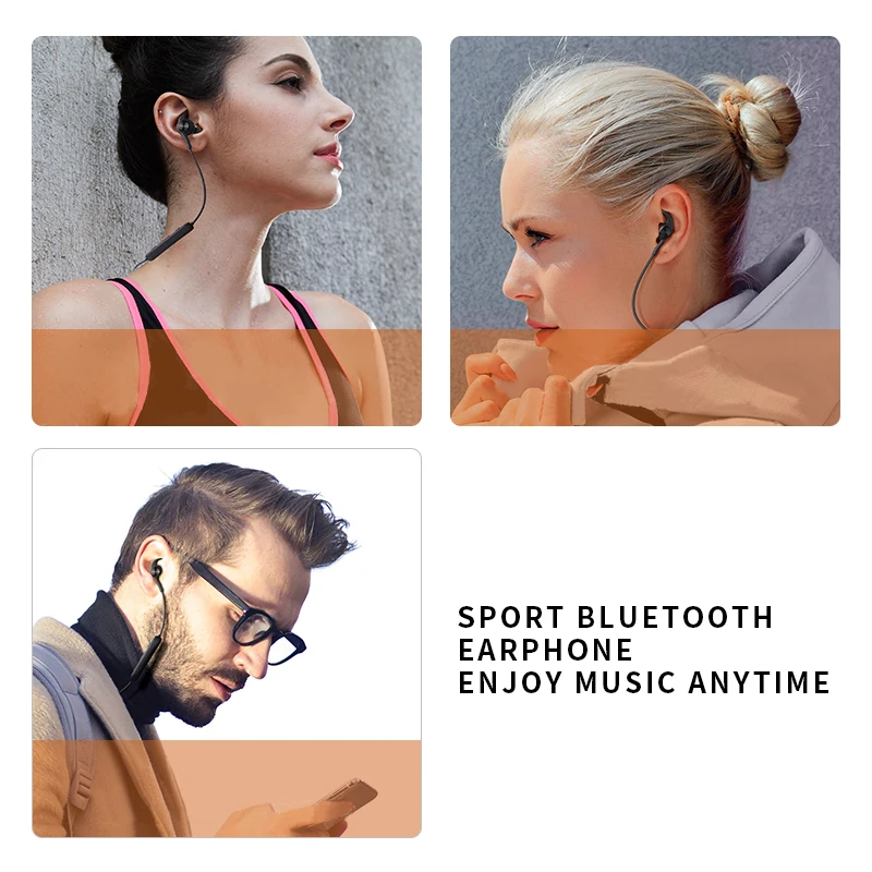 X5 беспроводные наушники Bluetooth 5 0 магнитные спортивные для телефона гарнитура с