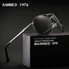Мужские солнцезащитные очки с поляризацией, брендовые дизайнерские Винтажные Солнцезащитные очки для вождения с защитой UV400, 2021