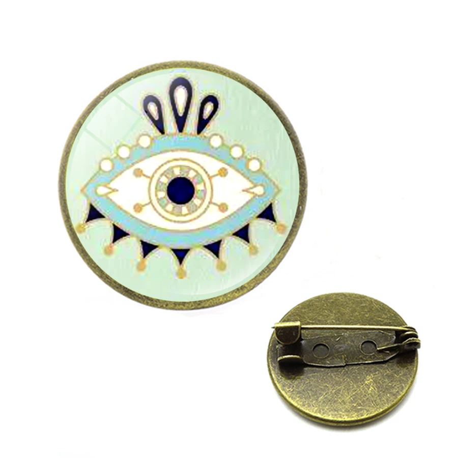 Синие злые броши-глаза El протектор Ojo Turco синий сглаза мощные защитные нагрудные