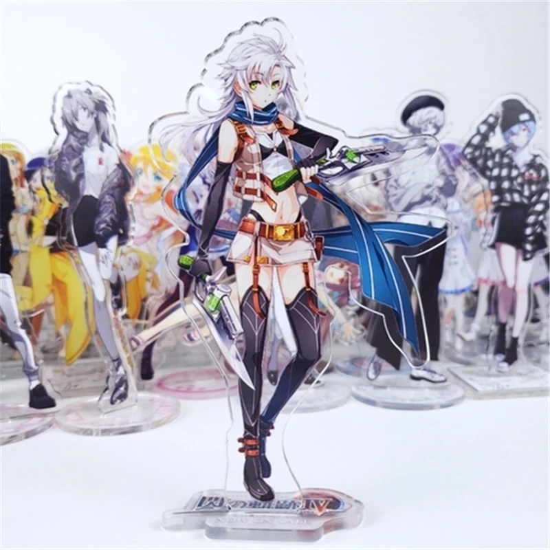 

Anime The Legend of Heroes Trails of Cold Steel IV Model Toy Rean Alisa Eliot Laura Hede Acrylic Figure Doll Toy For Kids Gift