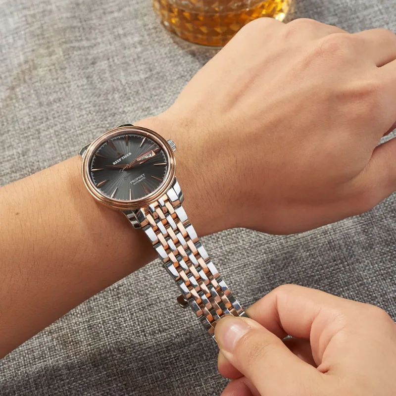 Часы наручные мужские автоматические брендовые водонепроницаемые механические