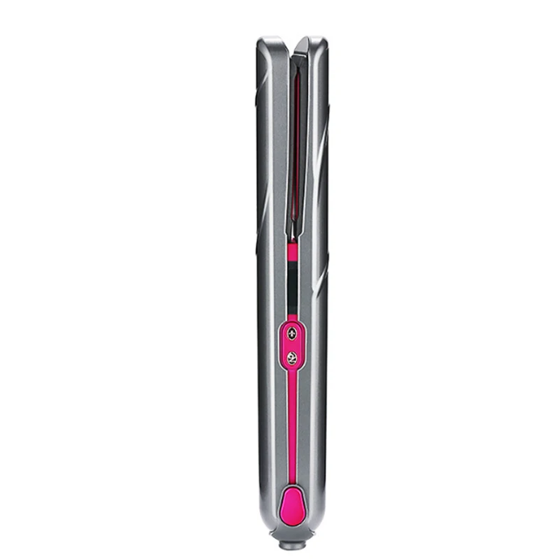 

Cordless Hair Straightener Portable Travel Flat Curling Iron 2 in 1 Ceramic USB Rechargeable Wireless Flat Iron Curling Iron