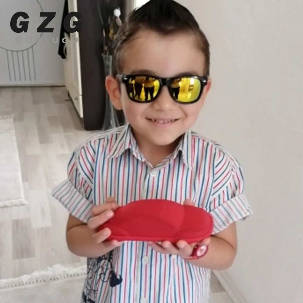 Солнцезащитные очки для детей классные От 6 до 15 лет мальчиков и девочек модные с