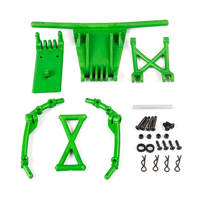 

New Front Anti-Collision Bumper Set Fit for 1/5 HPI ROFUN BAHA ROVAN KM BAJA 5B Upgrade 5SC Toys PARTS
