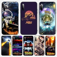 movie back to the future phone case for redmi note 4 9 6a 4x 7 5 8t 9 plus pro cover fundas coque