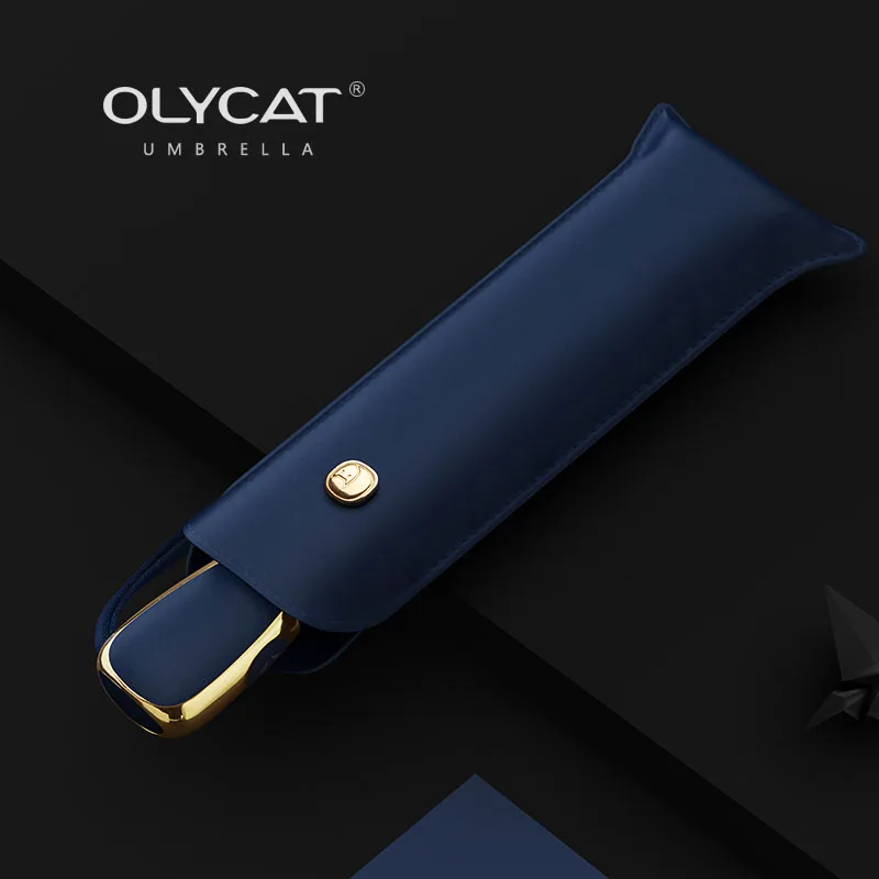

New Luxury Ultralight Umbrella Creative Automatic Sun Umbrella Rain Women Anti UV Parasol Folding Clear Umbrellas Simple Design