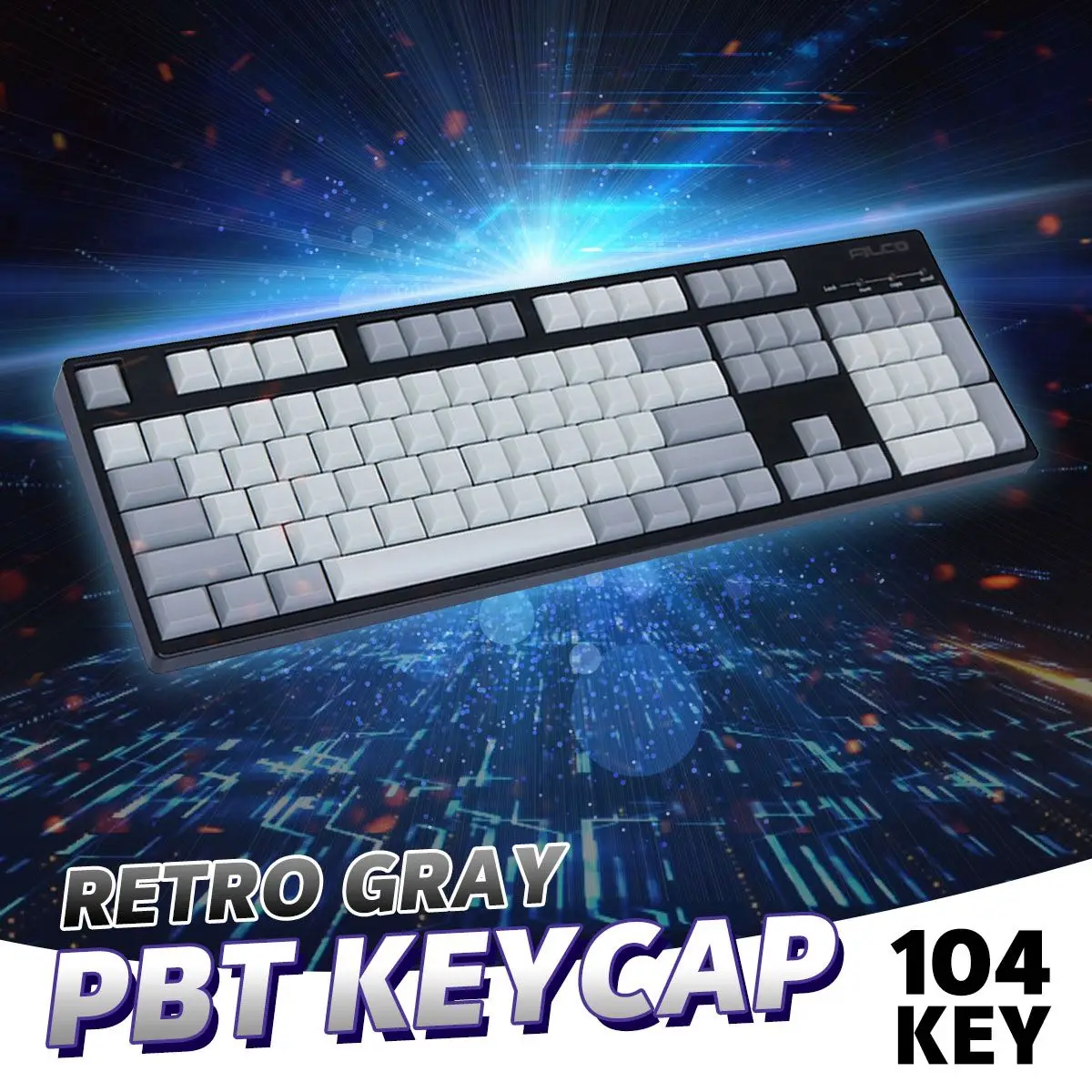 104 ключей PBT пустые колпачки для ключей DSA профиль Чехлы для клавиш Набор для механической клавиатуры для игр механическая клавиатура