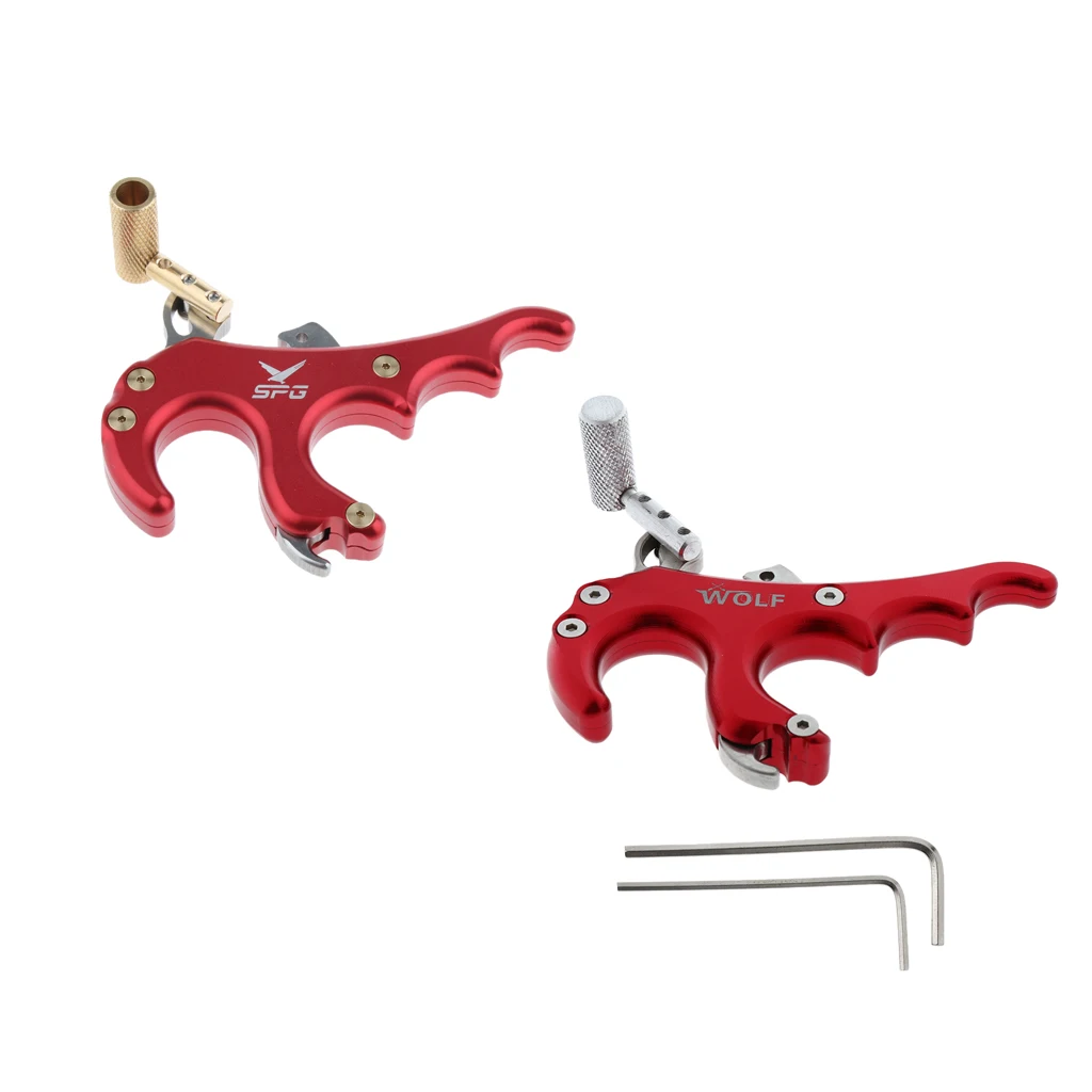 2 шт. блочный лук для стрельбы из лука триггер 4 пальца захват аксессуары целевой