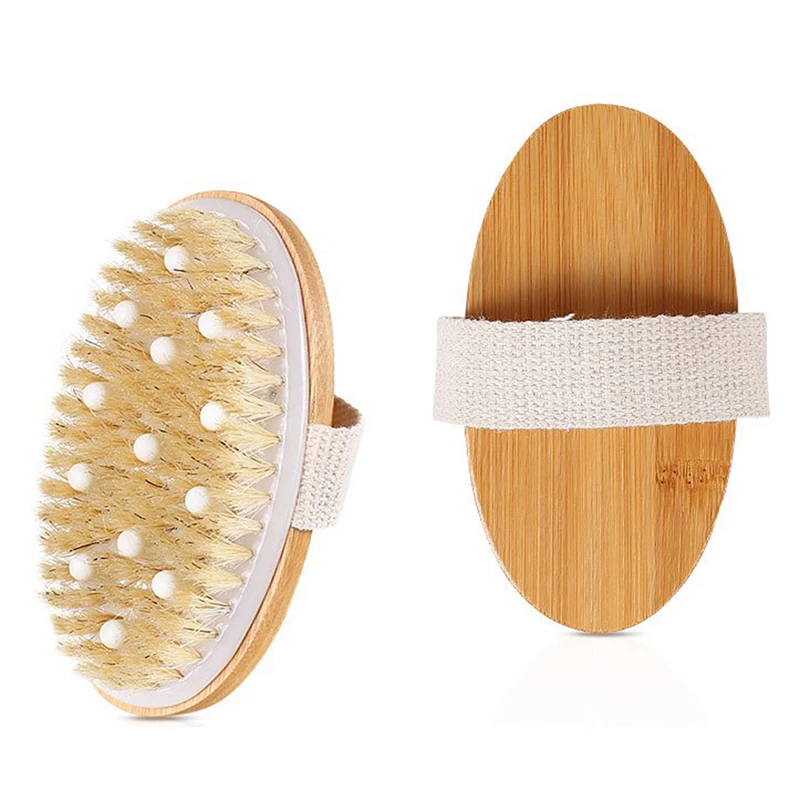 

Щетка из горячей щетины, щетки для тела, мягкие щетки из натуральной щетины, щетки для душа, щетка для сухого тела, деревянная щетка для ванны...