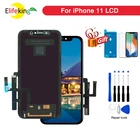 ЖК-дисплей 6,1 ''OEM для iPhone 11 A2221 A2111 A2223 с 3D сенсорным экраном дигитайзер в сборе 11 Pro Max OLED экран