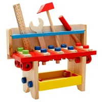 montessori wooden tool workbench toddler bench workshop set pretend carpenters play with toolbox building construction toy