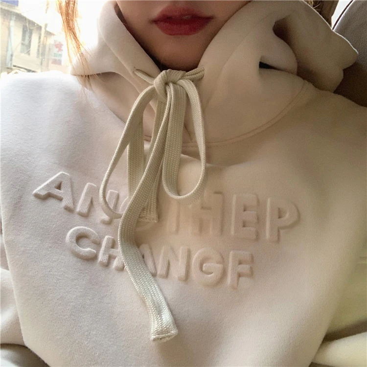 

Women Jumper Solid Loose Sweatshirt Hoodies Top Winter Casual Fashion Women Hooded