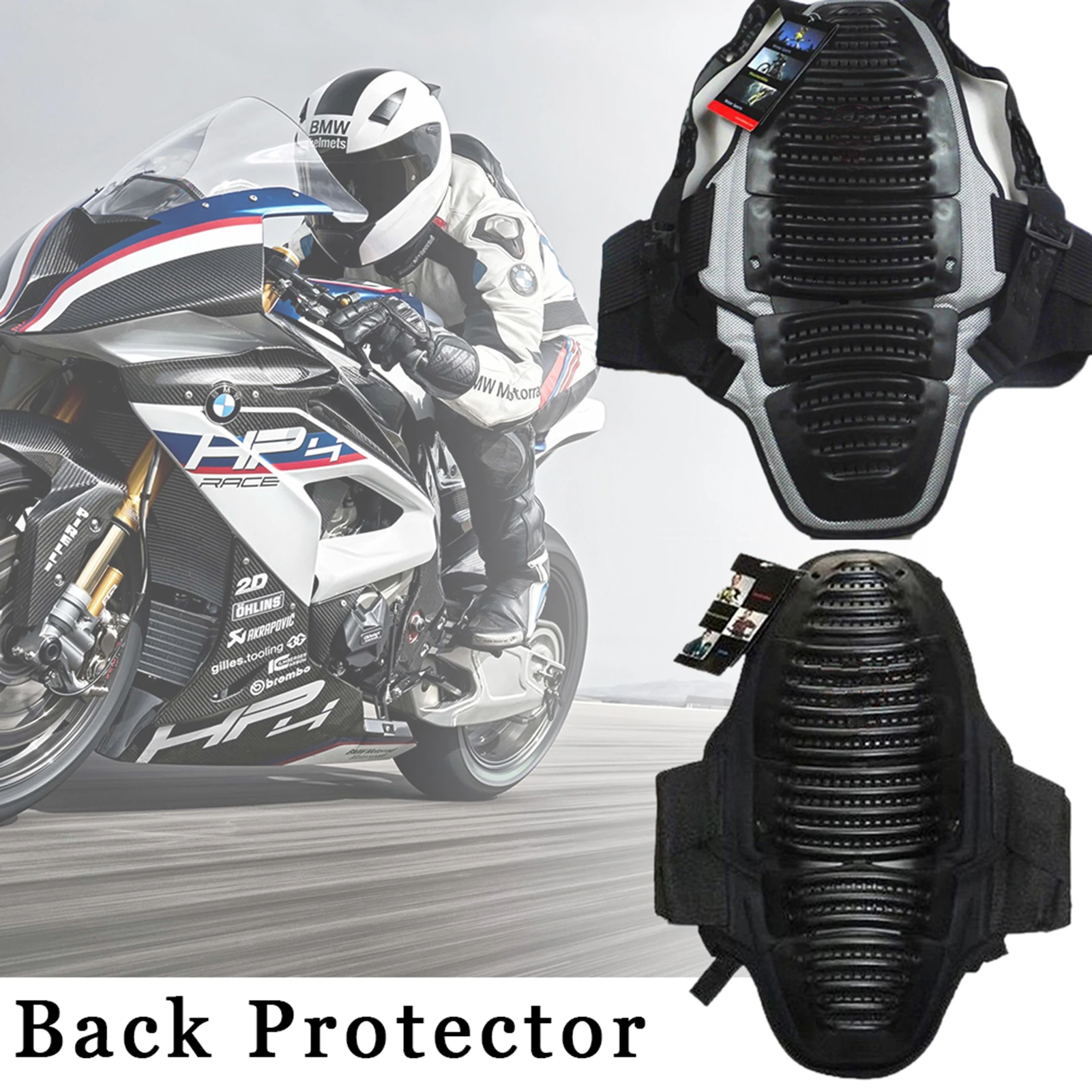 

Motorcycle Knight Back Protector Professional EVA Armor Riding Equipment Extreme Sports Protection Safe Breathable Detachable