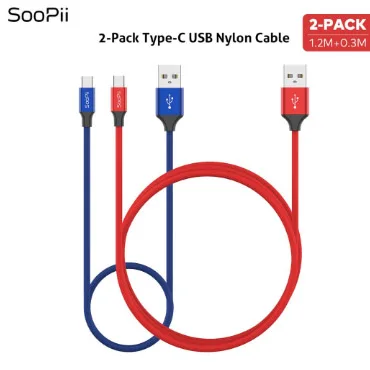 SooPii для Lightning iPhone короткий кабель 9 дюймов Micro usb type C короткие кабели для нескольких портов зарядная станция 4 шт