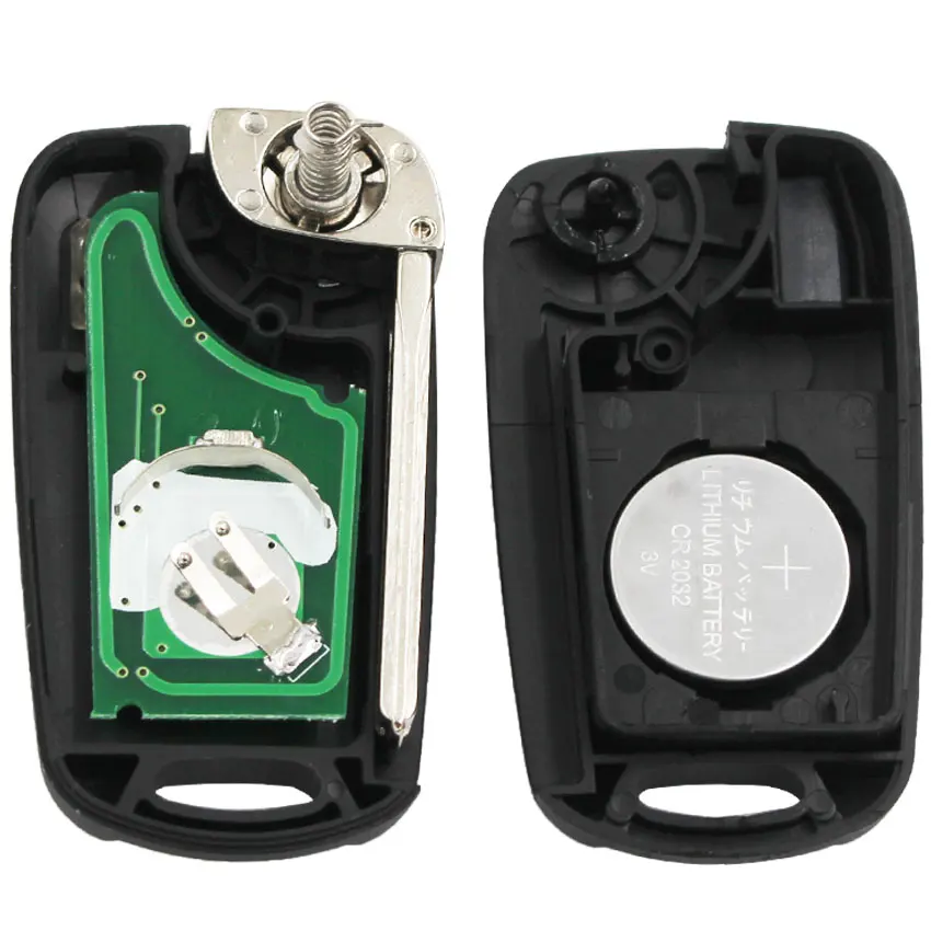 3 кнопки раскладной дистанционный брелок 433 МГц с чипом ID46 для Hyundai i30/ix35 Kia Rio SeedPro