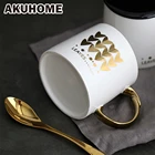 Большая Керамическая Кружка Набор чехлов для кофейных чашек простая и креативная Милая чашка для мороженого Европейская Милая чашка для молока AKUHOME