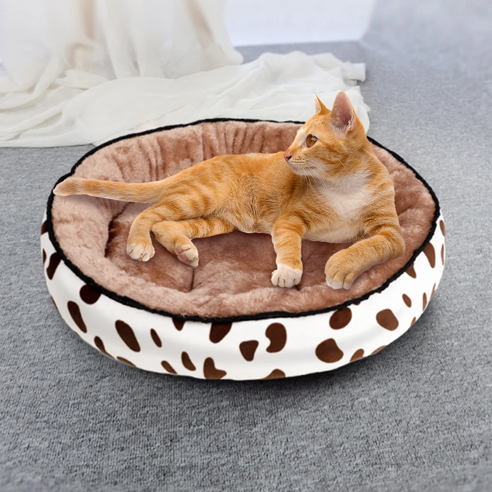 Cats Soft Plush Puppy Nest Cushion Pet Bed Mat For Small Medium Big Dogs Winter Warm Cat Dog Sleeping House | Дом и сад