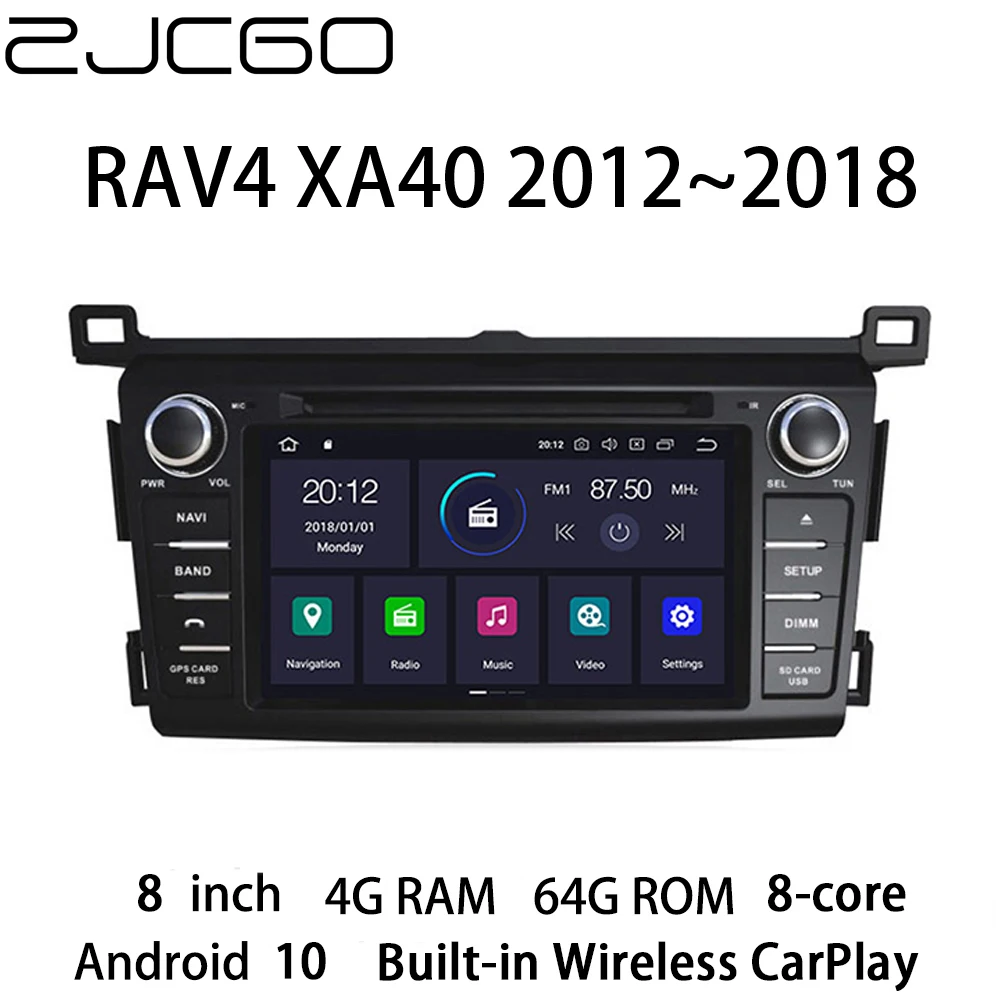 

Car Multimedia Player Stereo GPS DVD Radio Navigation Android Screen for Toyota RAV4 XA40 2012 2013 2014 2015 2016 2017 2018