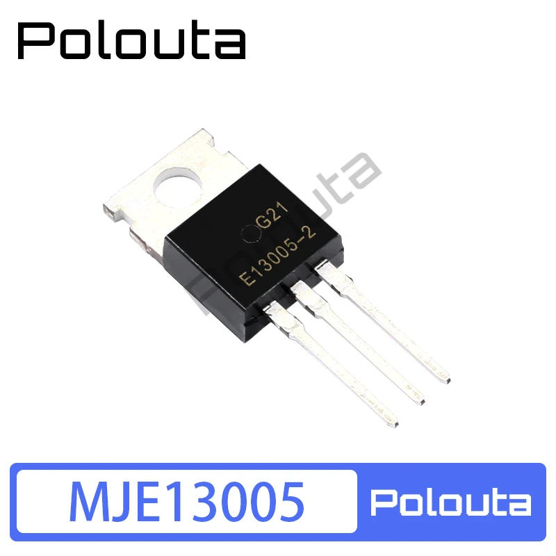 

10 Pcs Polouta MJE13005-2 E13005 MJE13005D NPN TO-220 Power Transistor Acoustic Components Kits Arduino Nano Integrated Circuit