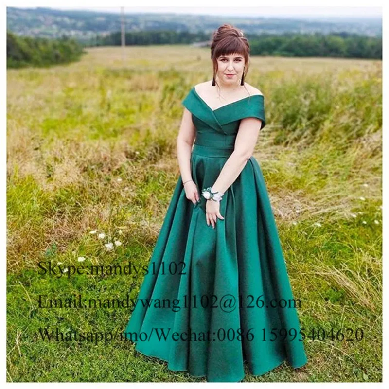 Изумрудно зеленый длинные платья на выпускной 2020 элегантное атласное платье с