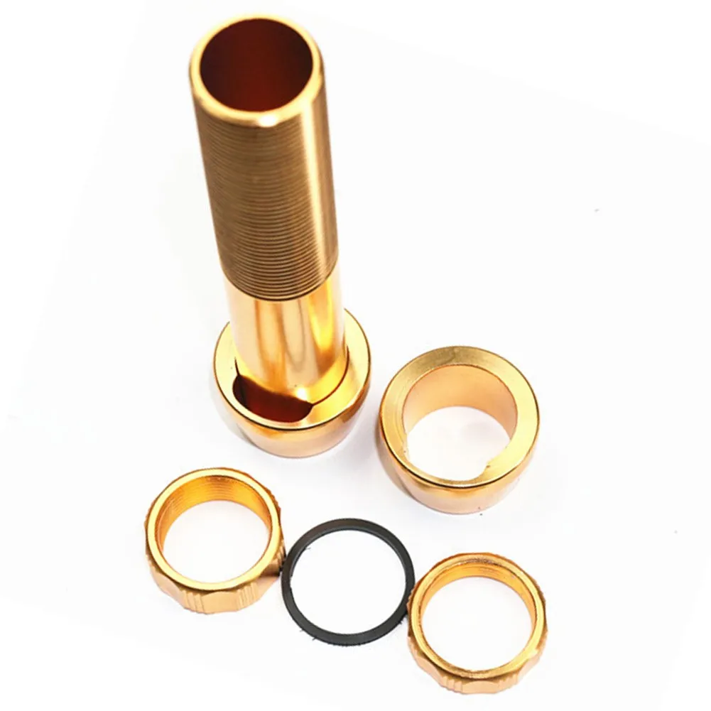 

DIY Golden 18mm/20mm Diameter Heavy Reel Seat Rod Metal Reel Seat Rod Building Component Repair Accessory 13cm Length