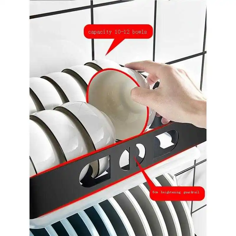 

Afdruiprek Scolapiatti Rangement Cuisine Organisateur Dish Cozinha Cocina Organizador Mutfak Kitchen Storage Rack Holder