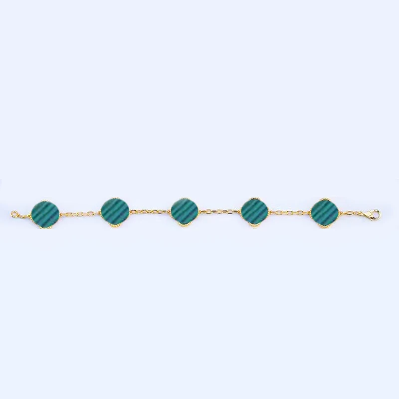 

silver 925 jewelry Five flowers bracelet for women summer luxury charms personality romantic fashion jewelry holiday gifts