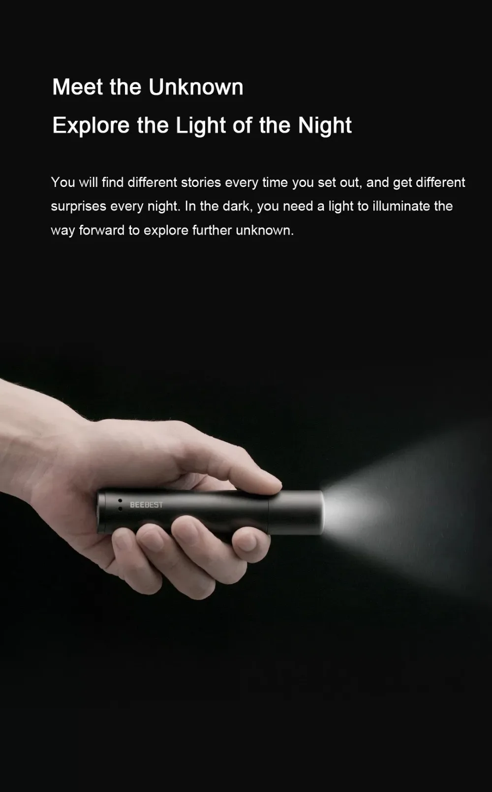 [Горячий] Xiaomi BEEbest Flash светильник 1000LM 5 моделей Масштабируемые многофункциональные Яркость Портативный EDC с магнитным габаритный задний фонарь для мотоцикла