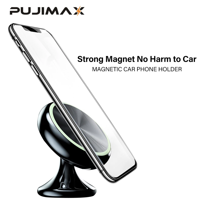 Автомобильный держатель для телефона PUJIMAX магнитный мобильного на 360 градусов