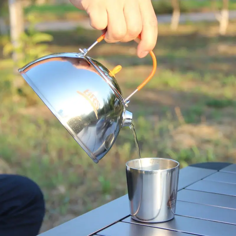 BRS 2 шт. чашка для воды 304 нержавеющая сталь двойная стенка термозащита кружка