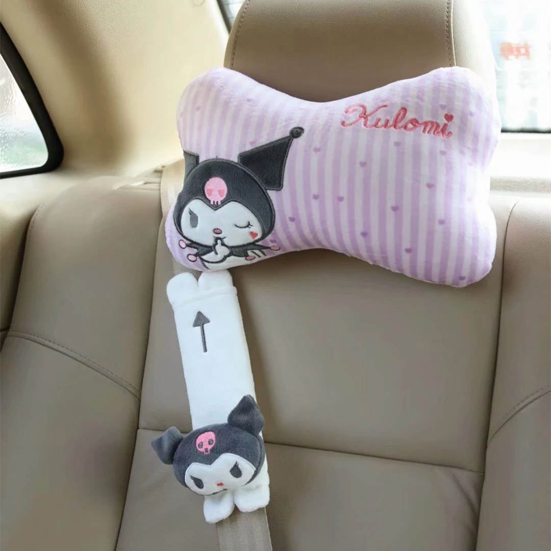 Kawaii симпатичный аниме подголовник подушка ремень безопасности Наплечные