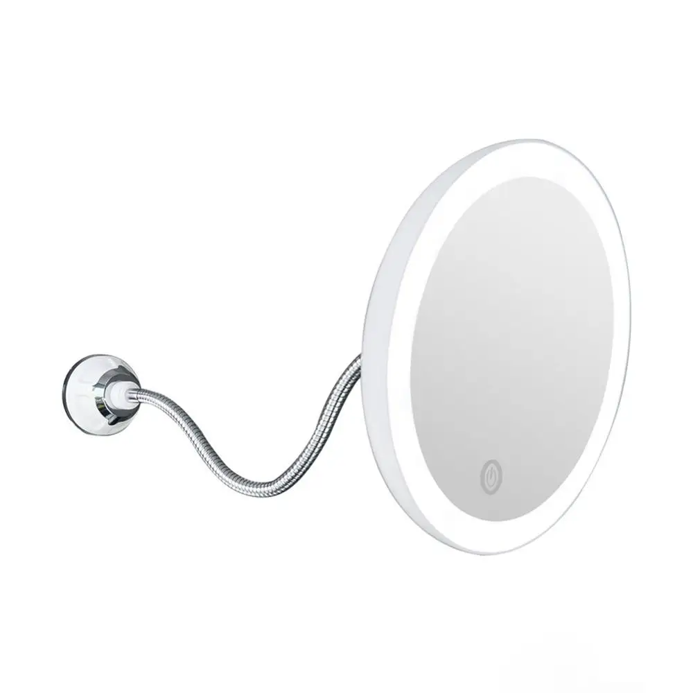 

Rotatable Led Bathroom Mirror Lamp Portable Travel 360 Degree 10X HD Magnifying Glass Makeup Mirror Led Lights Sytmhoe