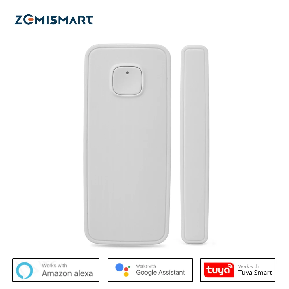 Wifi дверной оконный датчик Alexa Google Домашняя мини сигнализация Безопасность умный