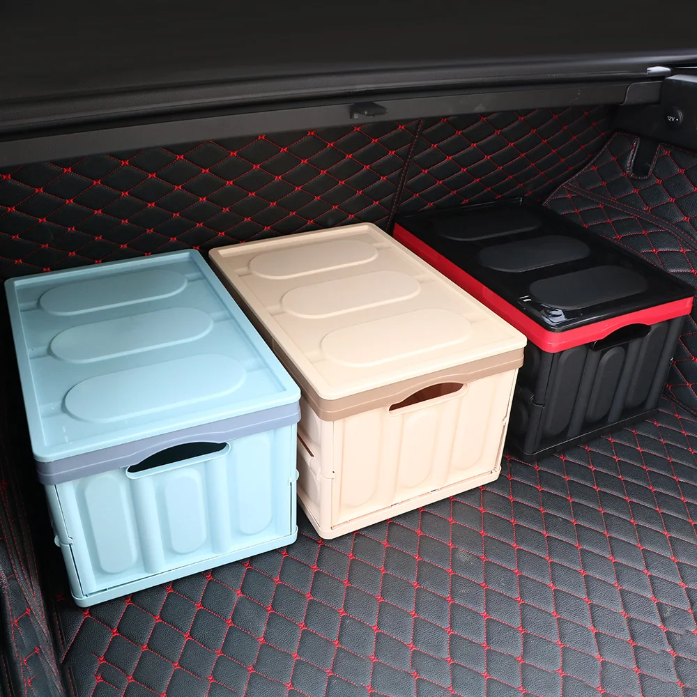 50L 30L автомобильный ящик для хранения багажник Организатор аккуратные чехол при