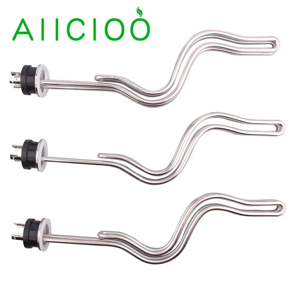 

AIICIOO 1.5 Tri-Clamp Heating Element Heater with L6/30P Twist Lock Plug for Home Brewing OD50.5mm 240V 4.5KW/5.5KW/6.5KW
