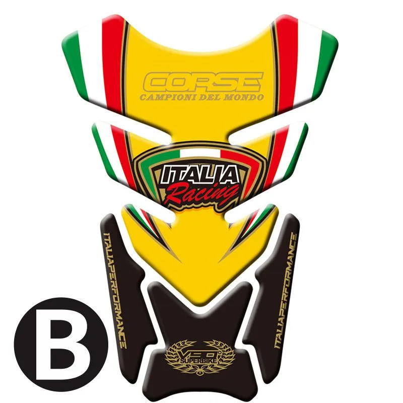 

FOR Ducati 998 996 748 916 Motorcycle Tank Pad Protector 3D Gel Sticker Decal