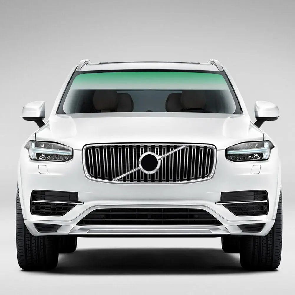 Автомобильный солнцезащитный козырек полоса Тонировочная пленка 150x20 см Автомобильная наклейка УФ тонировка для переднего лобового стекла навес от солнца DIY Наклейка баннер автомобильный Стайлинг