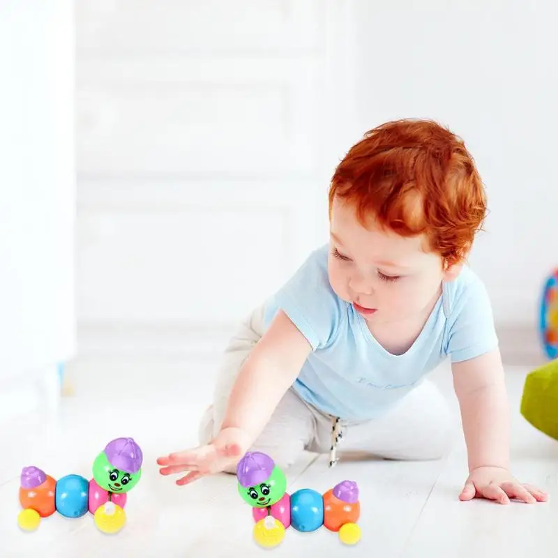 Прекрасный младенец Заводной заводная игрушечная гусеница детские