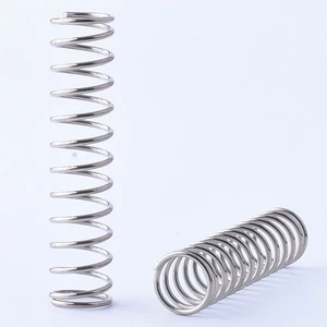 10PCS 0.4x9mm, 304 Stainless Steel Compression Spring, Wire Diameter 0.4mm Out Diameter 9mm, Length 10-50mm