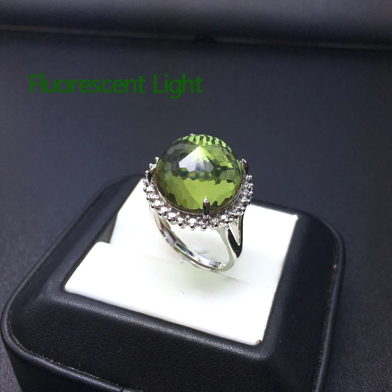 Женские кольца с зултанитом CSJ Новые Вечерние из стерлингового серебра 925 пробы