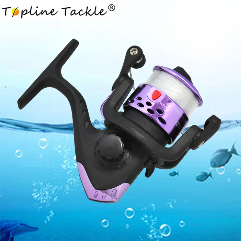 TOPLINE TACKLE зеленая легкая мини Катушка для спиннинга Рыболовные катушки морской