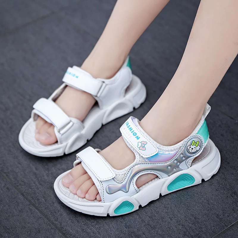 EOSNYX летние детские повседневные сандалии уличные Нескользящие пляжные туфли