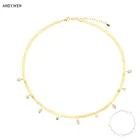 ANDYWEN, новые бриллиантовые ювелирные изделия, Кристалл CZ, циркониевые овальные бусины, роскошные 2021 рок, панк, драгоценности