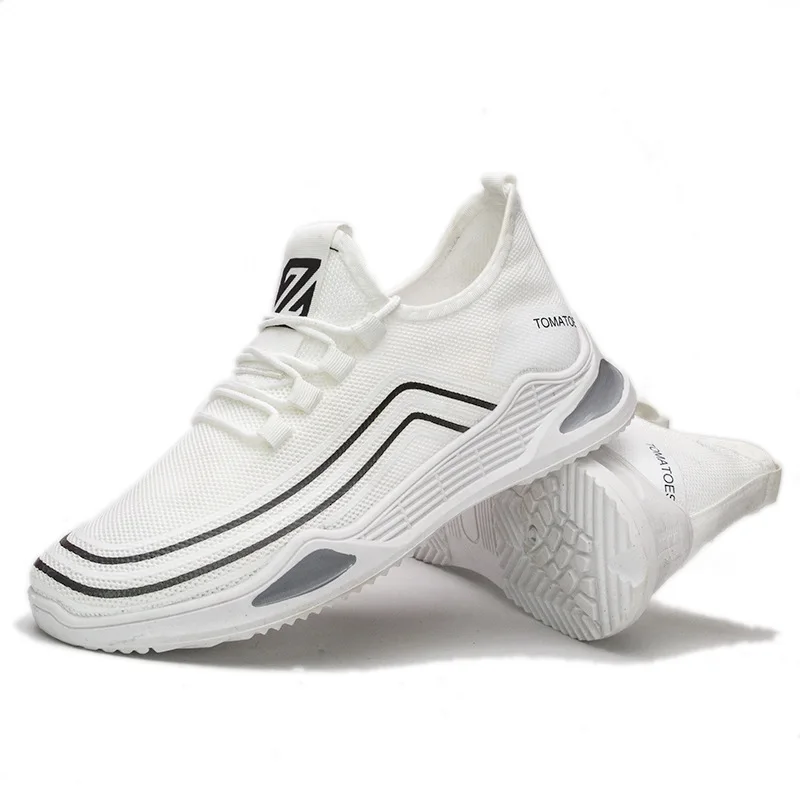 

2021 new casual light sports lace up student running men's autumn single shoes
