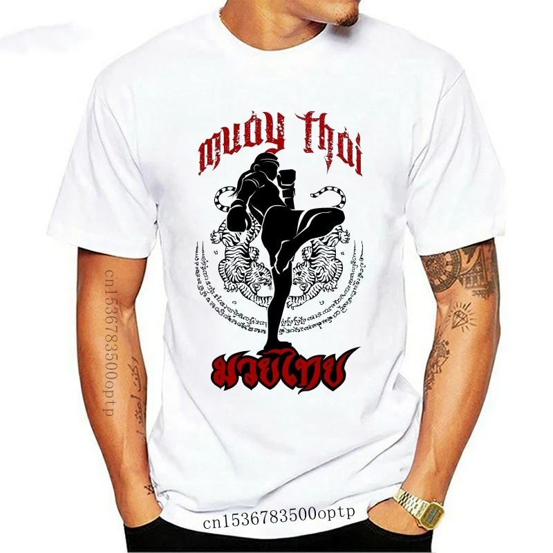 

New Men tshirt muay thai kick thailand martial art sport logo badge sticker shirt Unisex T Shirt Printed T-Shirt tees top