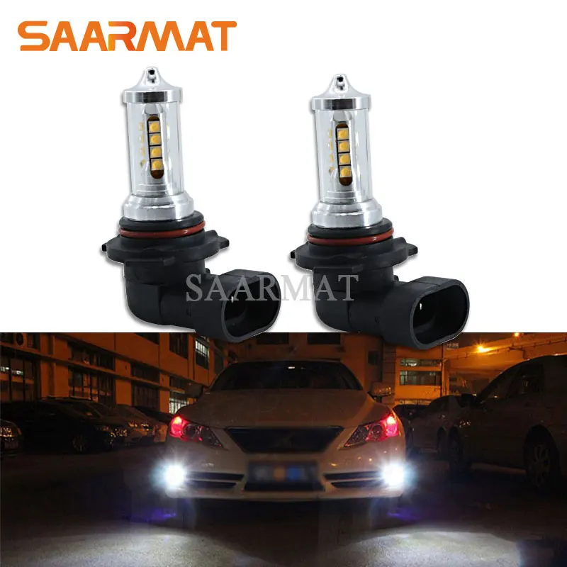 Светодиодные противотуманные фары Canbus 9006 HB4 2000LM дневные ходовые огни DRL для Lexus GS RX