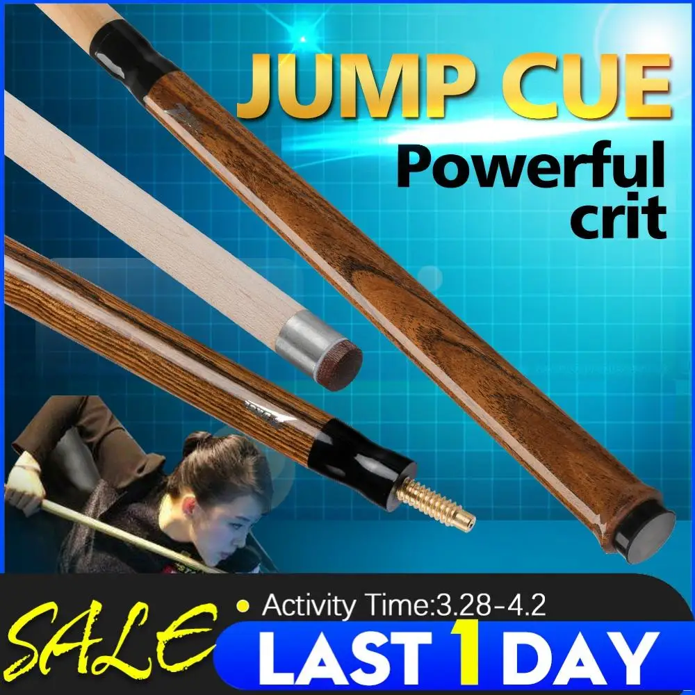 

ZOKUE Billiard Jump Cue 108cm Length 4 Colors 13.5mm Tip Hard Maple Shaft Professional Jump Stick Pool Cue Pool Stick Jump Cue