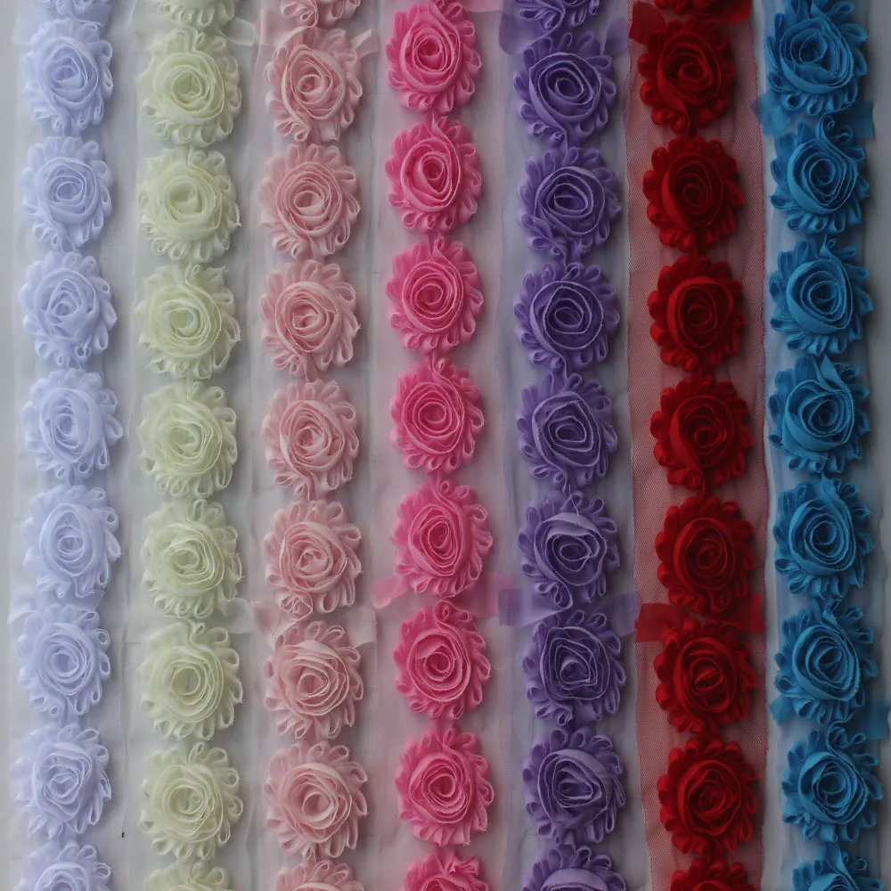 Аксессуары для волос девочек разные цвета 2 5 дюйма|shabby chiffon flowers|chiffon flowersflowers for |